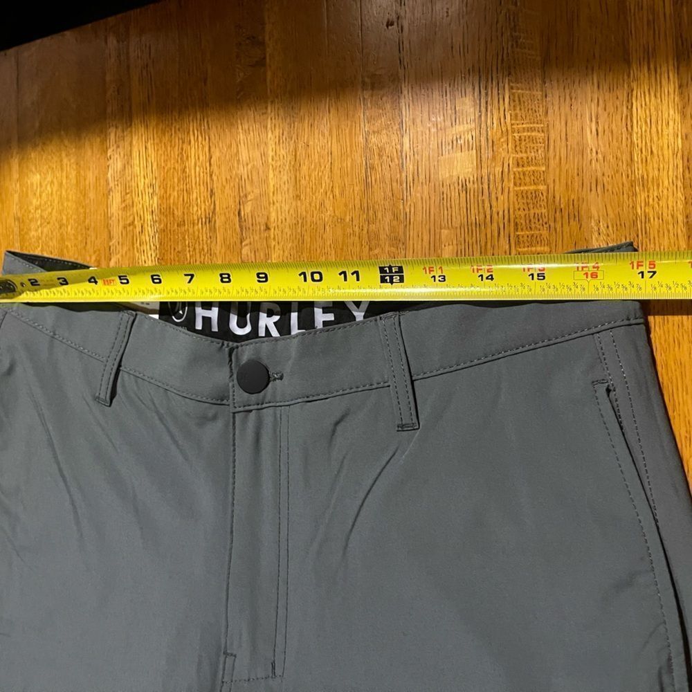 Hurley All Day Hybrid Shorts Size 34 Men's Gray NWT - Picture 7 of 10